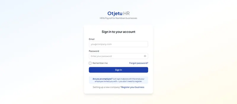 Otjetu HR platform
